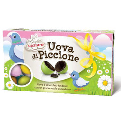 Ovetti Cioccolato Fondente Confettati - Uova di Piccione Crispo 500 gr