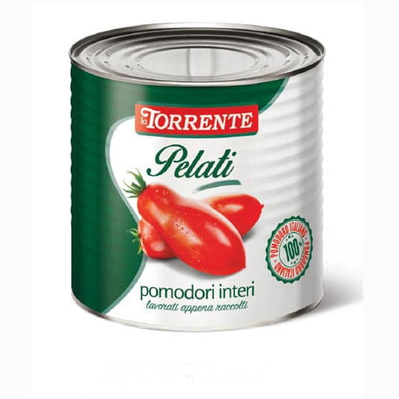 Pomodori Pelati - La Torrente - 12 Barattoli da 800 gr