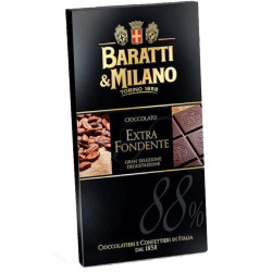 Tavoletta Cioccolato Fondente 88% - Baratti & Milano - Extra...