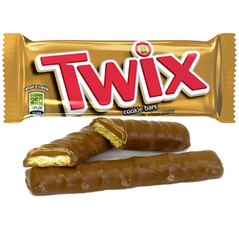 Barretta di Cioccolato - Twix 50 gr - 25 Pezzi