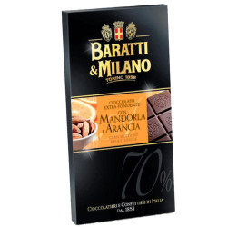 Tavoletta Cioccolato Fondente 70% - Baratti & Milano - Mandrola e...