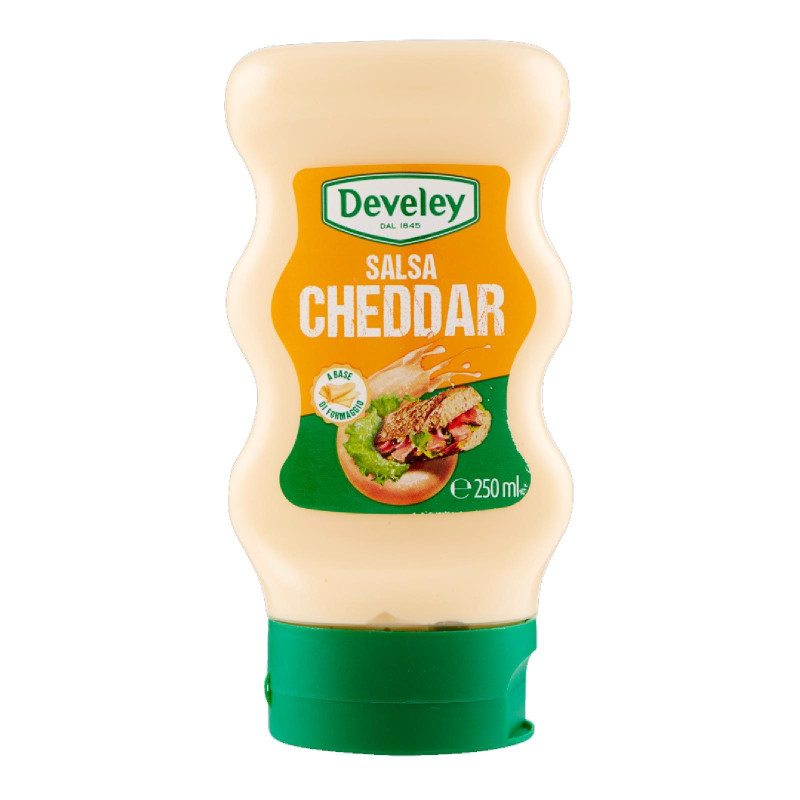 Salsa Cheddar - Develey - Cheddar - Bottiglia Squeeze - 250 ml