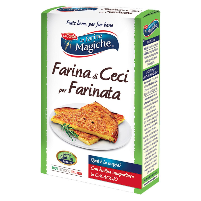 Farina di Ceci per Farinata - Le Farine Magiche - 320 gr