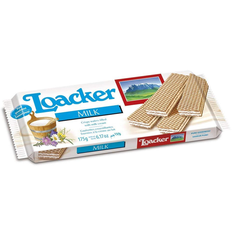 Biscotti Wafer Loacker - Classic Milk - Latte - 175 gr