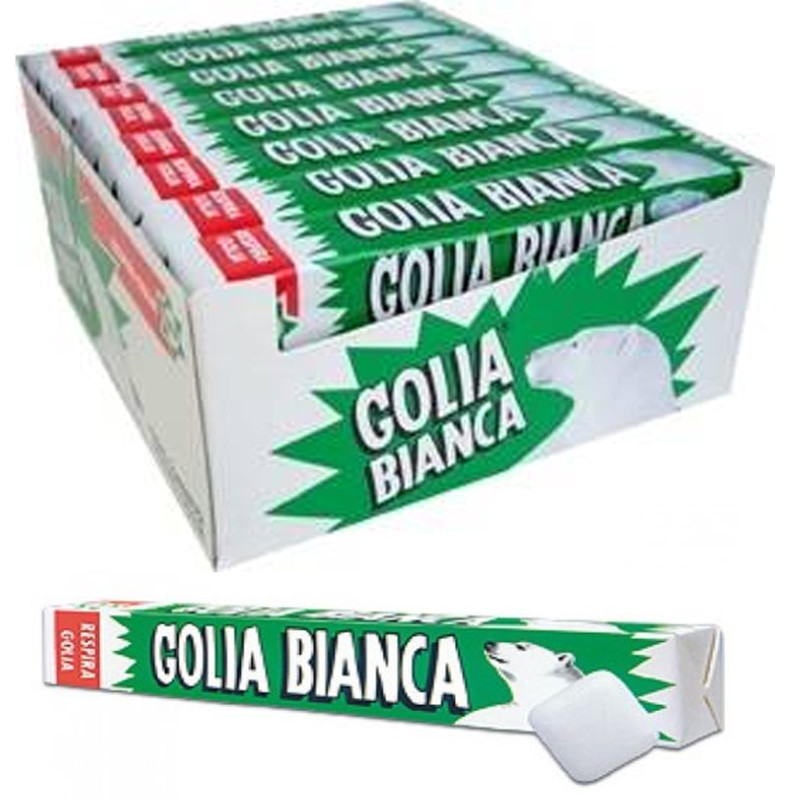 Caramelle Golia Bianca - 24 Pacchetti da 38 gr