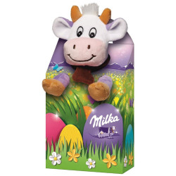 Peluche Milka - Pasqua - Mix Cioccolato - Mucca con Ovetti e...