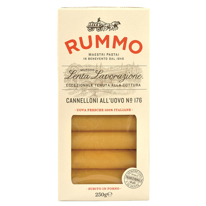 Pasta Rummo - Pasta All'Uovo - Cannelloni N° 176 - 250 gr