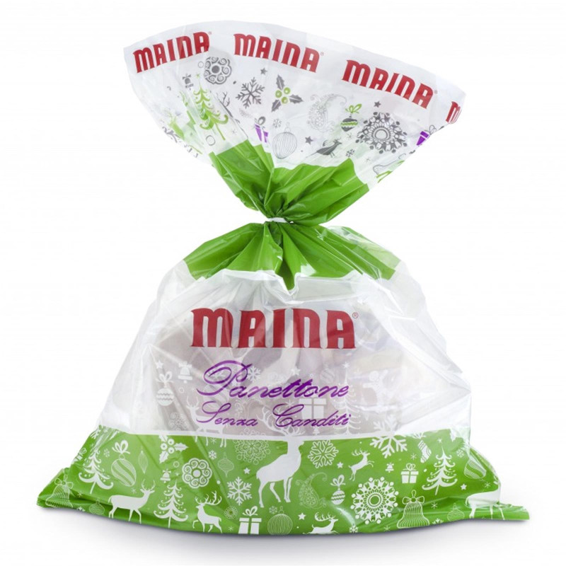 Panettone Maina - Classico Senza Canditi - Busta di Cellophane - 700 gr