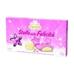 Confetti Crispo - Stelle della Felicità - Rosa Perlate - 500 gr...