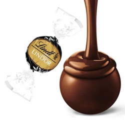 Cioccolatini Cioccolato Extra Fondente 70% Lindt Lindor - Boules...