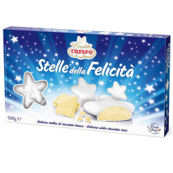 Confetti Crispo - Stelle della Felicità - Bianco - 500 gr...