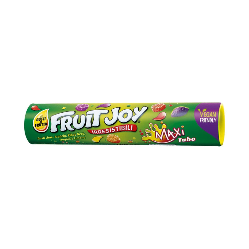 Caramelle Gommose Fruit Joy Maxi - Frutta - Tubo da 125 gr