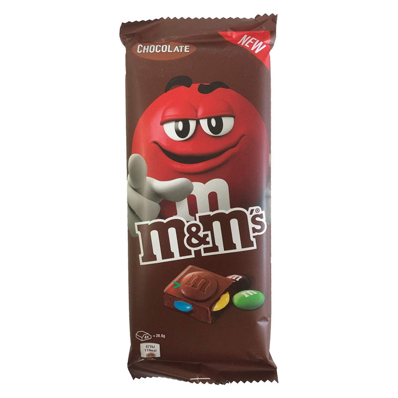 Tavoletta M&M's - Choco - Cioccolato - Tavoletta da 165 g -  M & M's