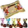 Praline Cioccolato Fondente Oliva - Cuneese Assortiti al Liquore - Busta da 1 kg