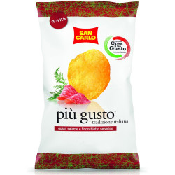 Busta Patatine San Carlo Piu' Gusto Salame e Finocchietto Selvatico...