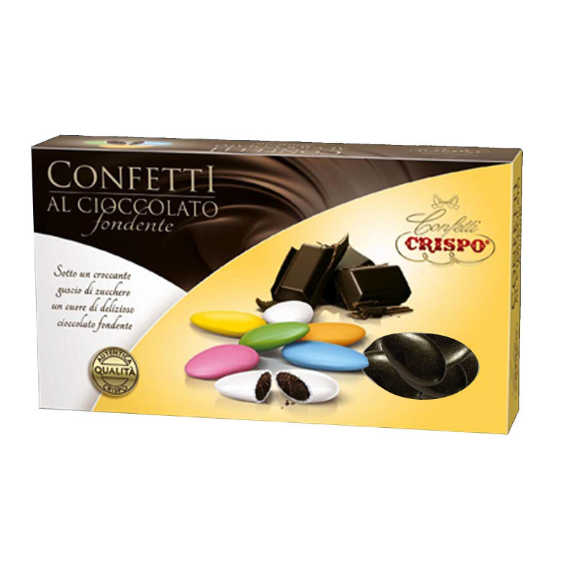 Confetti Crispo - Cioccolato Fondente - Nero - 1 Kg