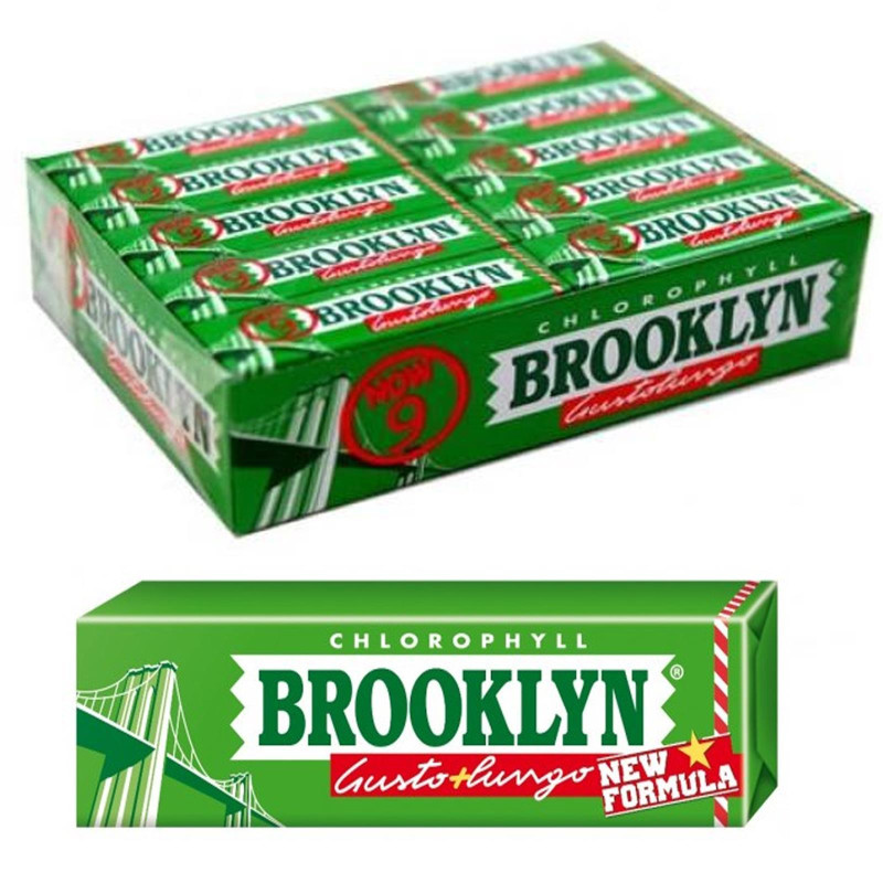 Gomme da Masticare - Brooklyn Chlorophyll - 9 pz - Clorofilla - 10 pz