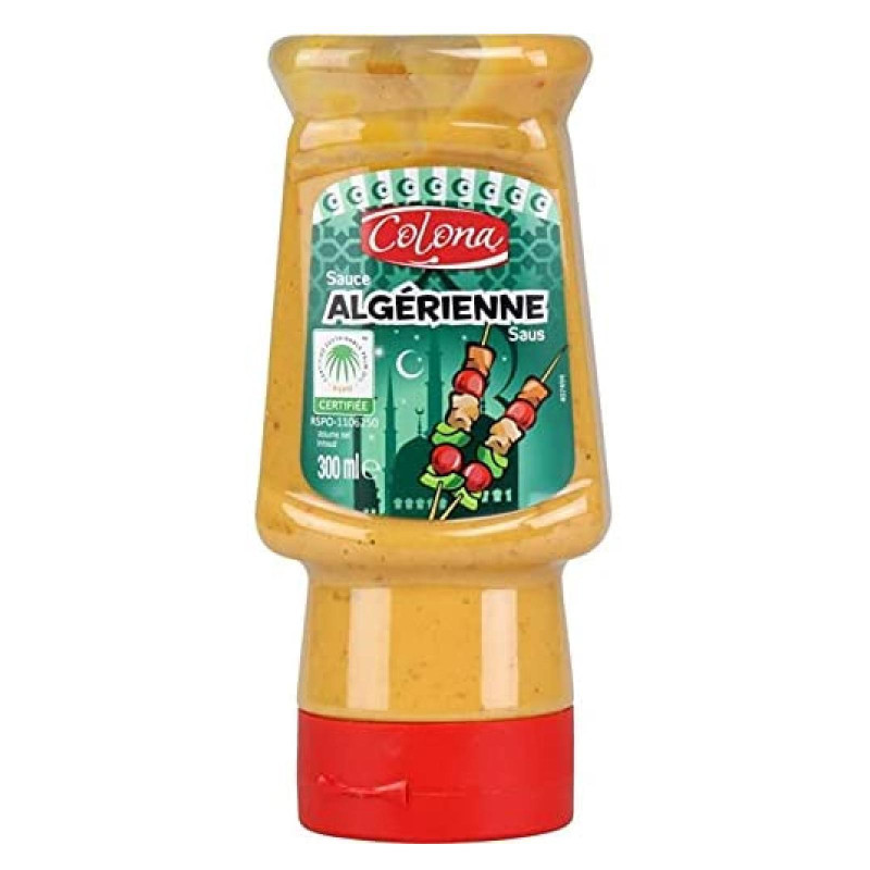 Salsa Algerina - Colona - Sauce Algerienne - Bottiglia TopDown da 300 ml