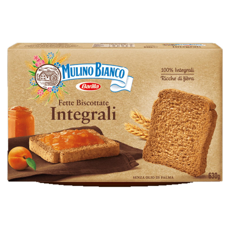 Fette Biscottate - Mulino Bianco - Integrali - 630 gr