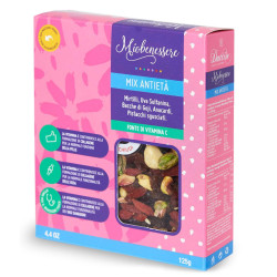 Mix Antietà - Frutta Secca - Miobenessere - 8 Confezioni da 125 g