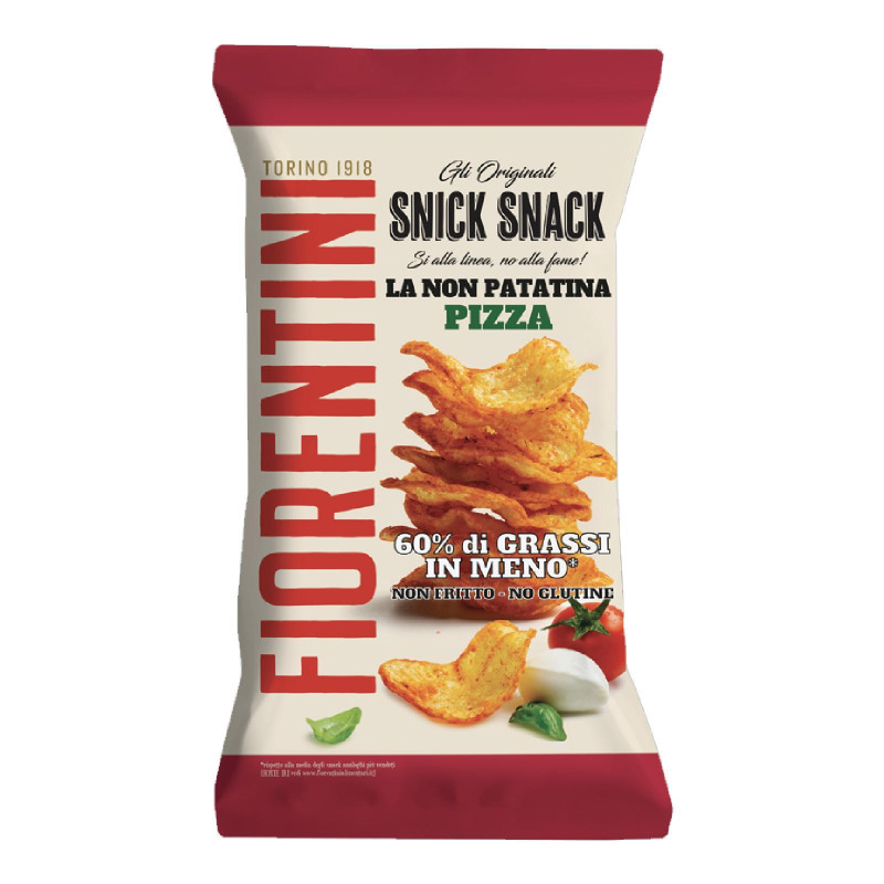 La Non Patatina - Fiorentini - Snick Snack - Pizza - Chips di Patate - 65 g