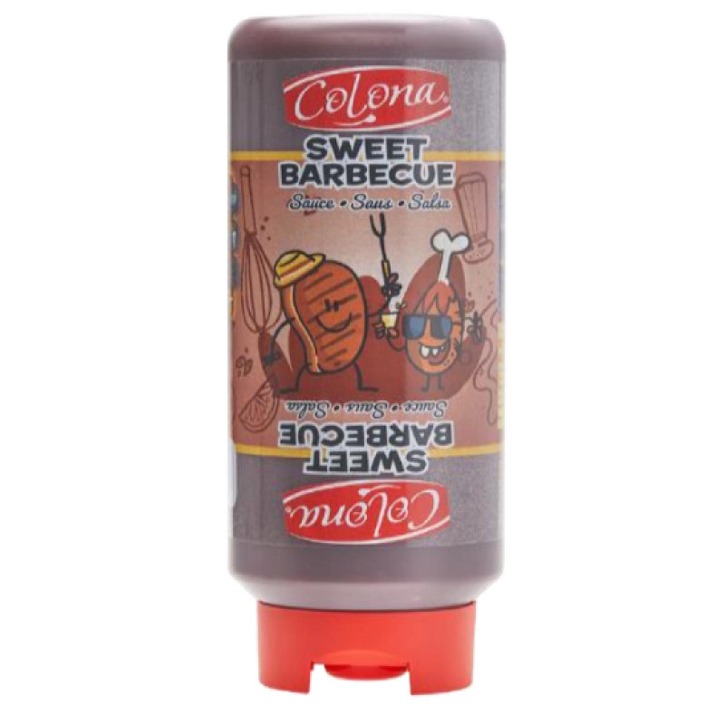 Salsa Sweet Barbecue - Colona - Sauce BBQ Sweet - Bottiglia TopDown da 1000 g