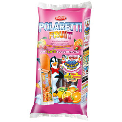 Polaretti Fruit Bimba - 10 Ghiaccioli alla Frutta da 40 ml - Rosa