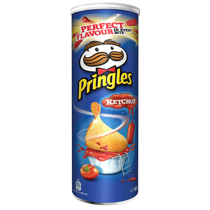 Tubo Patatine Pringles - Gusto Ketchup - 175gr