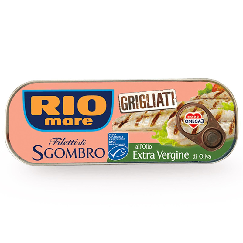 Filetti di Sgombro Grigliati all' Olio EVO - 120 gr - Rio Mare