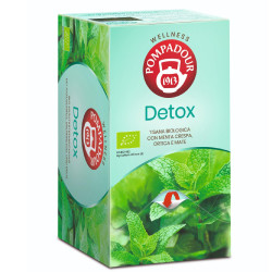 Tisana Biologica Pompadour - Detox - Menta Crespa Ortica e Mate -...