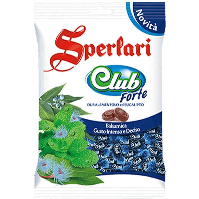 Caramelle Sperlari Club - Rosse Blu - Blister da 200 gr