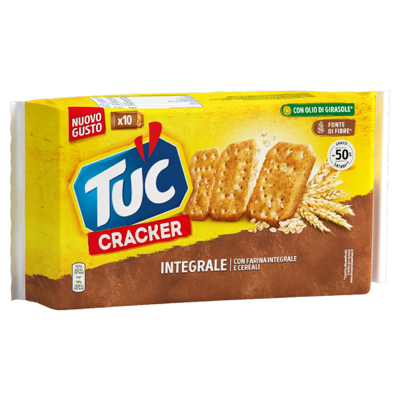 Crackers Tuc - Cracker Integrali - 195 gr