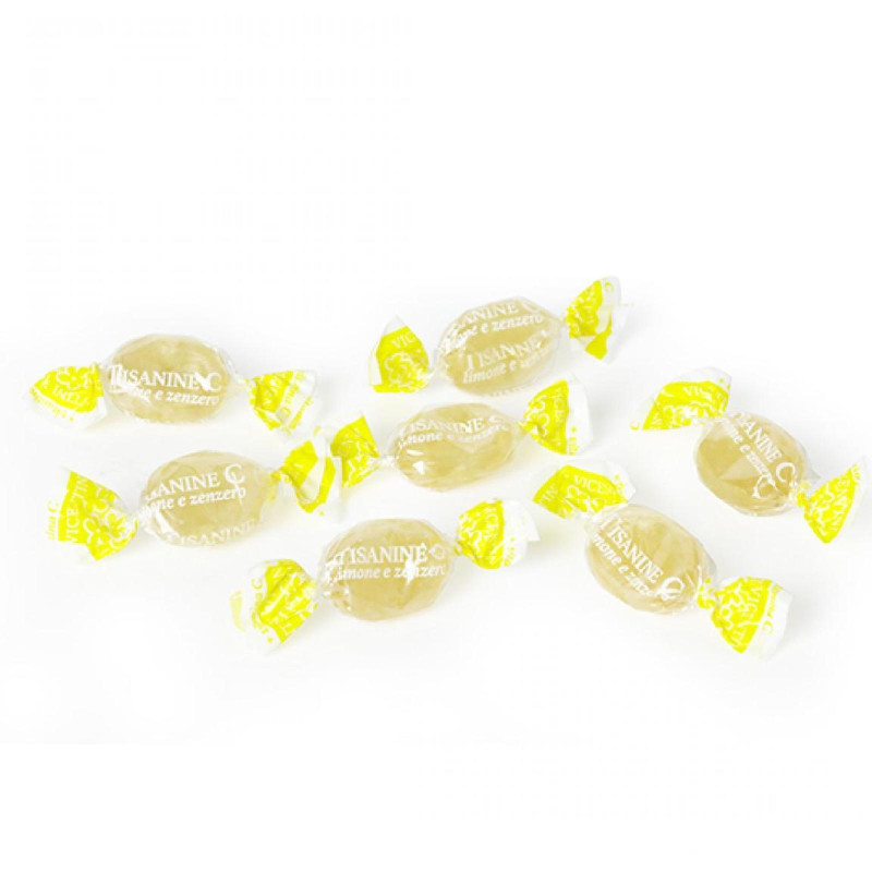 Caramelle Dure - Tisanine C - Limone e Zenzero - Vicentini - 500 g 