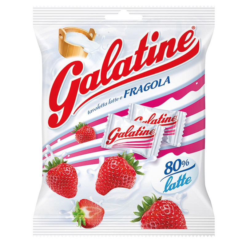 Caramelle Sperlari Galatine alla Fragola - Blister da 115 gr