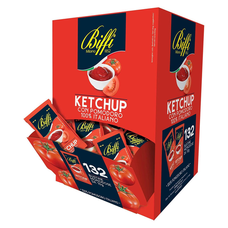 Ketchup Biffi - Monoporzione - 12 gr - 132 Pezzi