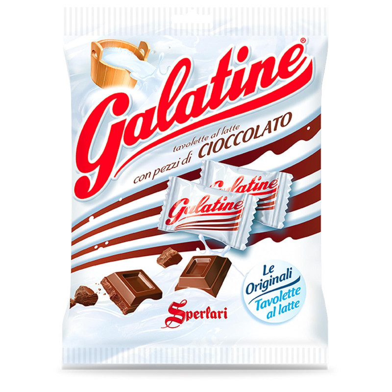 Caramelle Sperlari Galatine al Cioccolato - Blister da 115 g