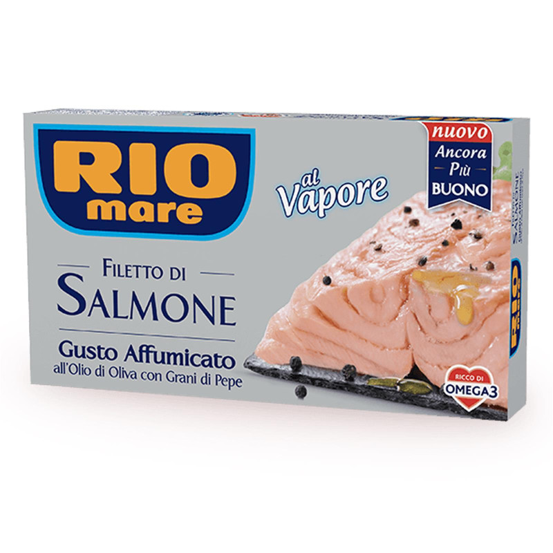 Filetto di Salmone Al Vapore Gusto Affumicato con Pepe - 150 gr - Rio Mare