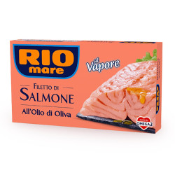 Filetto di Salmone Al Vapore all' Olio di Oliva - 150 gr - Rio Mare