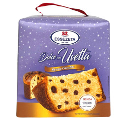 Panettone - SZ - Senza Zucchero - Dolce con Uvetta - 750 g