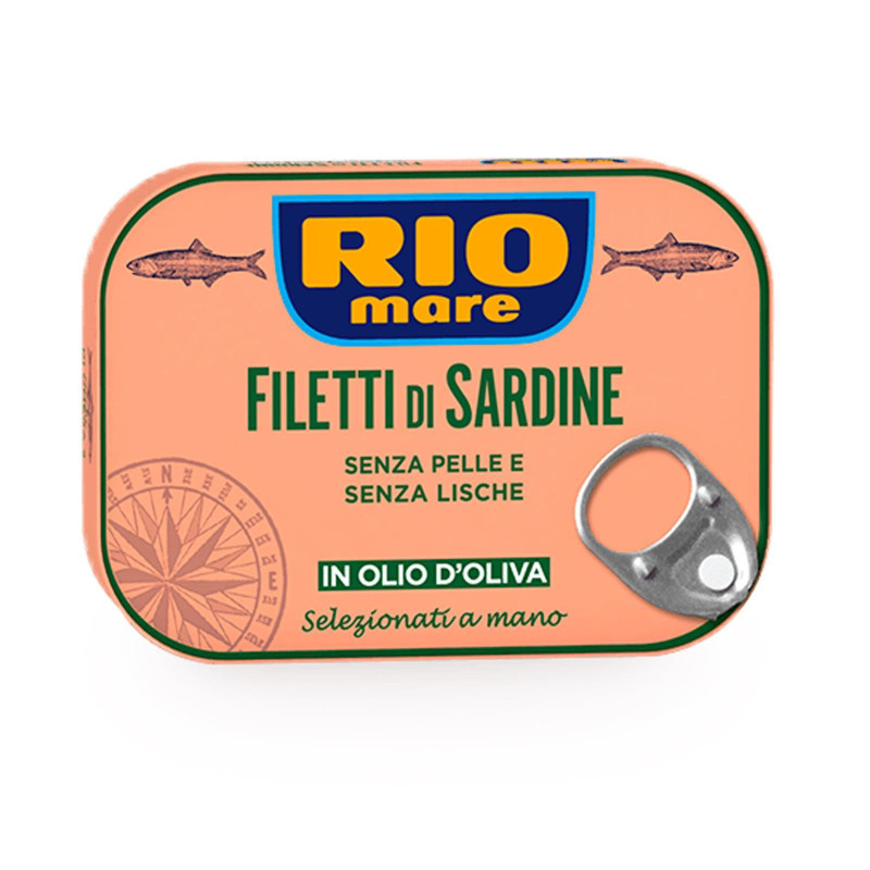 Filetti di Sardine all' Olio di Oliva - 105 gr - Rio Mare