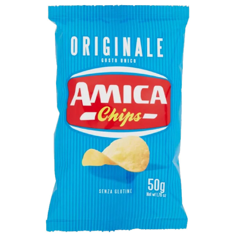 Busta Patatine - Amica Chips - Originale - Classica - 21 Buste da 50 g