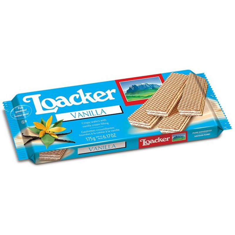 Biscotti Wafer Loacker - Classic Vanille - Vaniglia - 175 gr