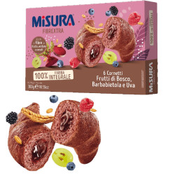 Cornetti Misura - Fibre Extra - Frutti di Bosco, Barbabietola e Uva...