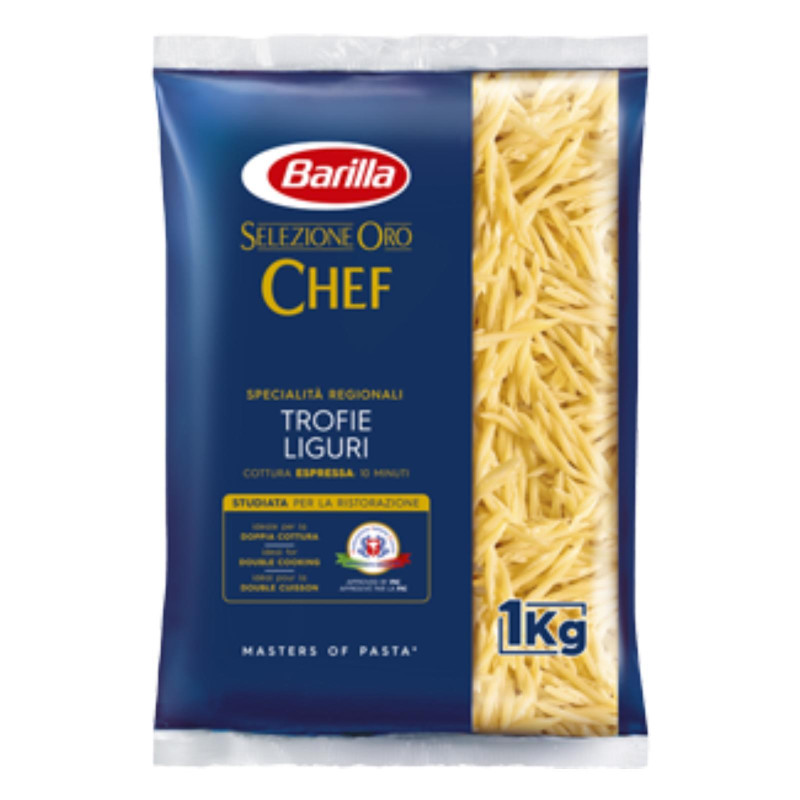 Pasta Barilla - Selezione Oro Chef - Trofie Liguri- 1 Kg