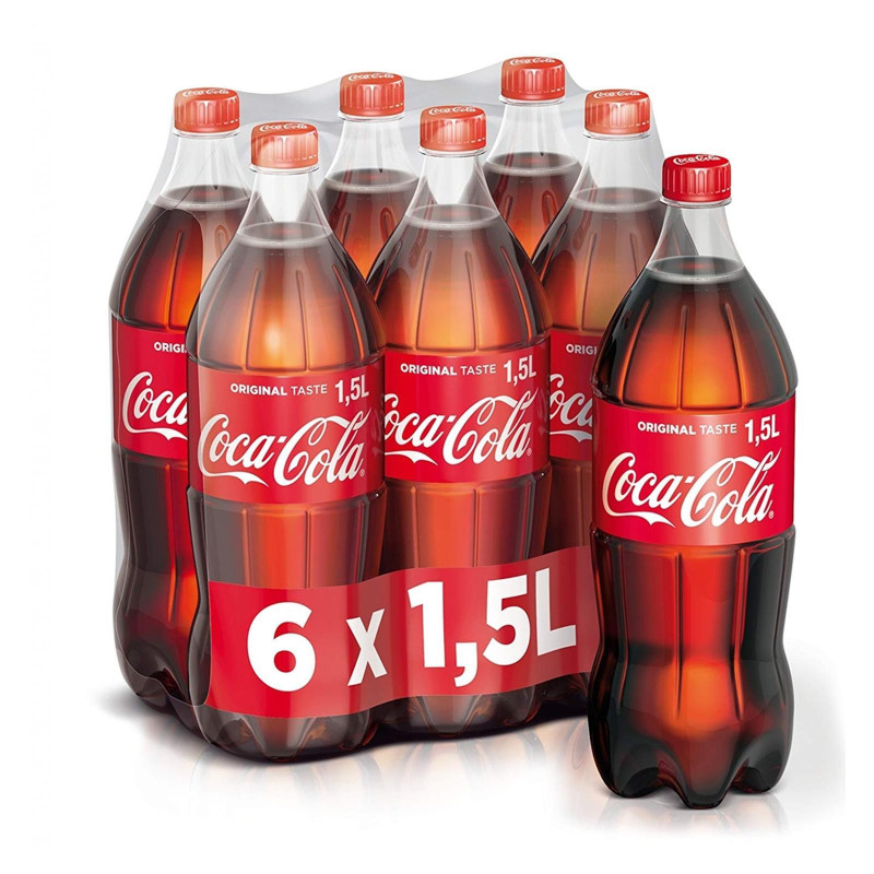 Bibita Frizzante - Coca Cola Original Taste - 6 Bottiglie da 1,5 Litri