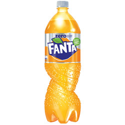 Bibita Frizzante - Fanta Aranciata Zero - Bottiglia da 1,5 Litri