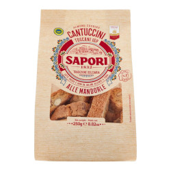 Biscotti Cantuccini alla Mandorla - Sapori - Busta da 250 g