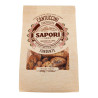 Biscotti Cantuccini Fondente - Sapori - Con Gocce Cioccolato - Busta da 250 g