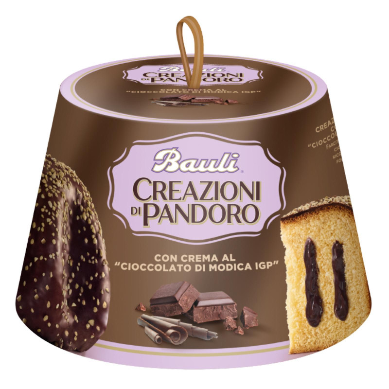 Pandoro Bauli - Creazioni di Pandoro - Il Pandoro al Cioccolato di Modica - 820 gr