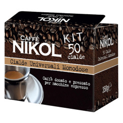 Caffè Nikol - Cialde - Kit da 50 Pezzi Con Accessori